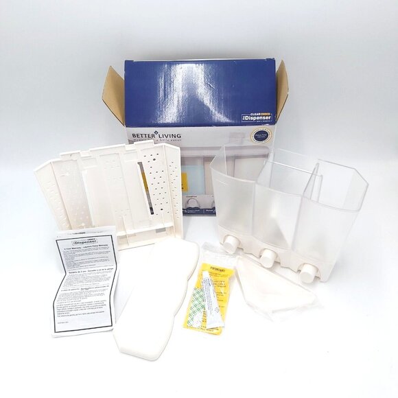 Better Living Clear Choice Shower Dispenser Organizer Shampoo Conditioner Soap - Picture 15 of 15